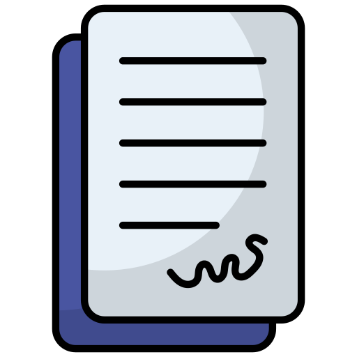 Agreement Generic Outline Color icon