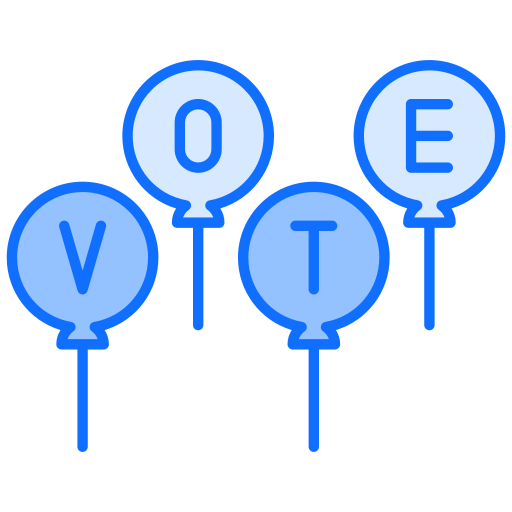 투표 Generic Blue icon