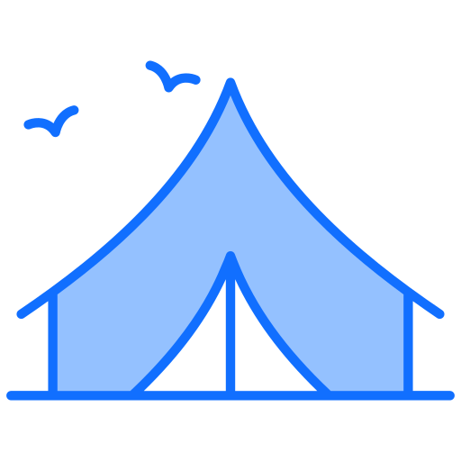 Tent Generic Blue icon