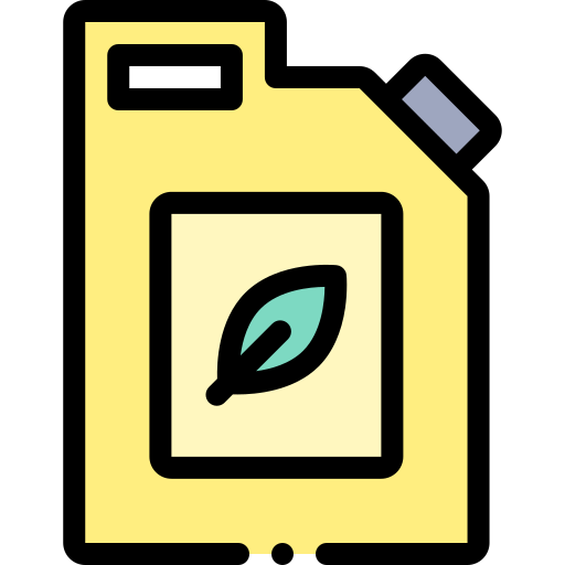 Eco fuel Detailed Rounded Lineal color icon