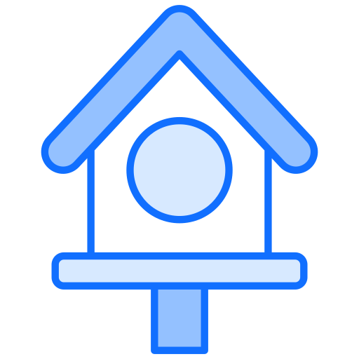 dom dla ptaków Generic Blue ikona
