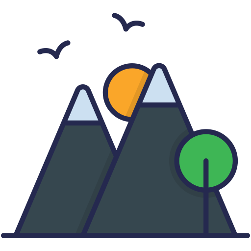 National Park Generic Outline Color icon
