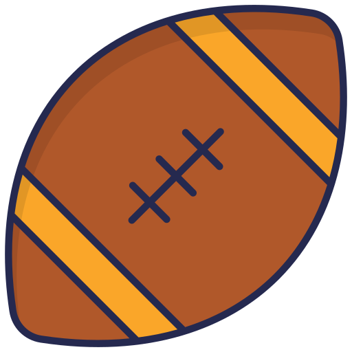 rugby Generic Outline Color icona