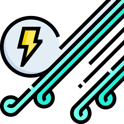 風力エネルギー Detailed Straight Lineal color icon