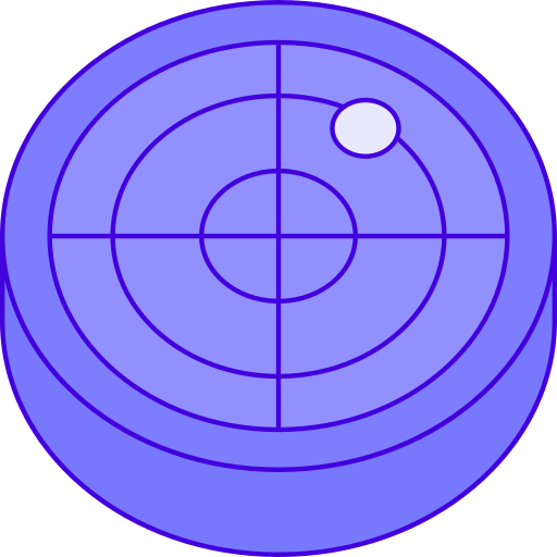 Radar Generic Thin Outline Color icon