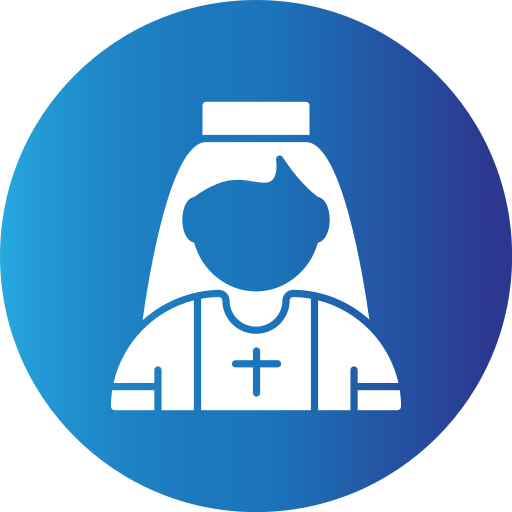 수녀 Generic Blue icon