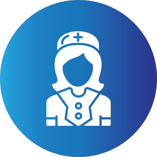 enfermera Generic Blue icono