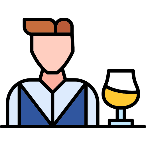 Bartender Generic Outline Color icon
