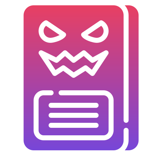 Halloween Card Generic Flat Gradient icon