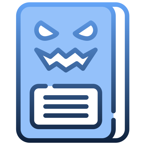 halloween-karte Generic Blue icon