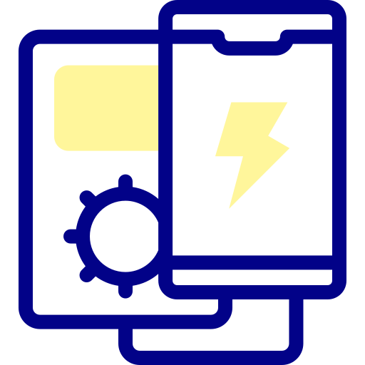 장치 Detailed Mixed Lineal color icon