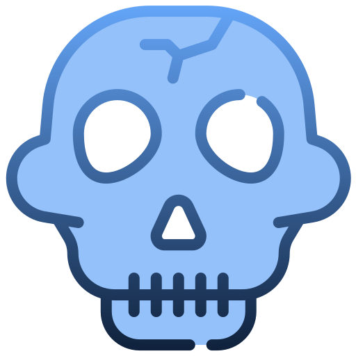le crâne Generic Blue Icône