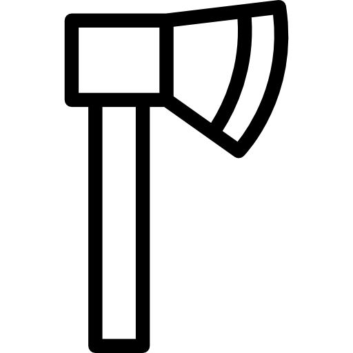 Axe Basic Rounded Lineal icon