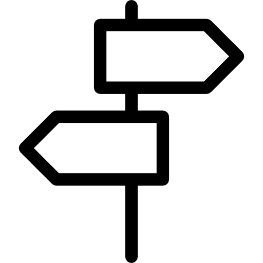 indicazioni Basic Rounded Lineal icona