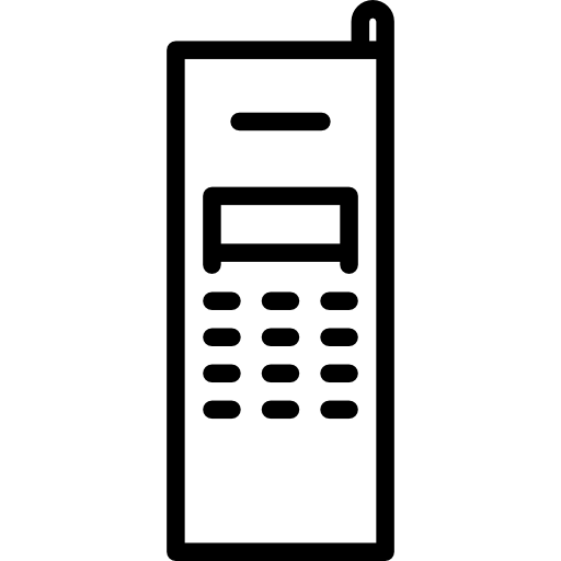 teléfono móvil Special Lineal icono