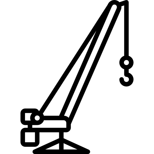크레인 트럭 Special Lineal icon