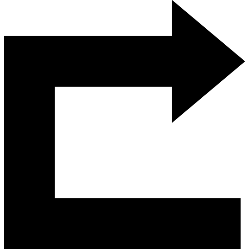 quadratischer pfeil  icon