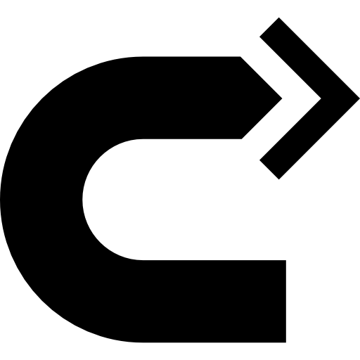 曲線矢印  icon
