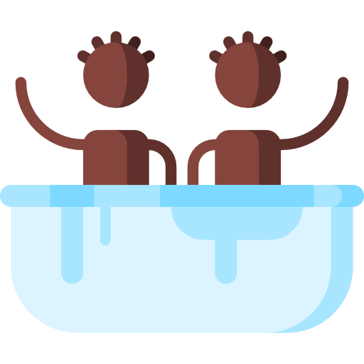 Bathtub Puppet Characters Flat icon