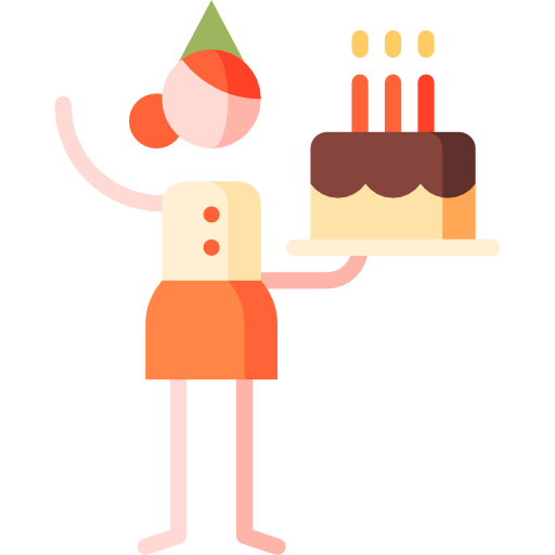 geburtstag Puppet Characters Flat icon