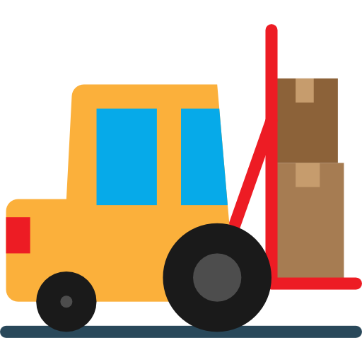 Forklift Pause08 Flat icon