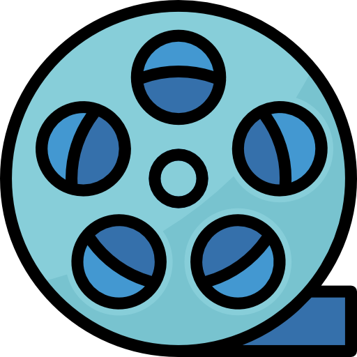 Film roll Aphiradee (monkik) Lineal Color icon