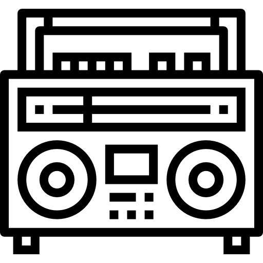 casete de radio Aphiradee (monkik) Lineal icono