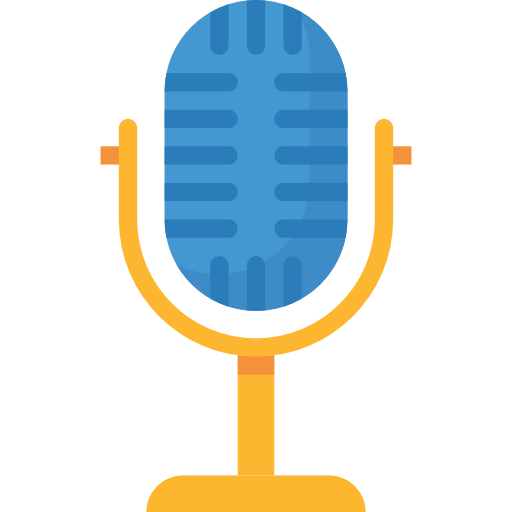 microfoon Aphiradee (monkik) Flat icoon
