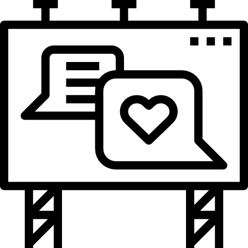 cartelera Becris Lineal icono