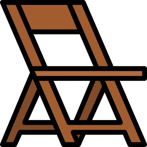 Chair Aphiradee (monkik) Lineal Color icon