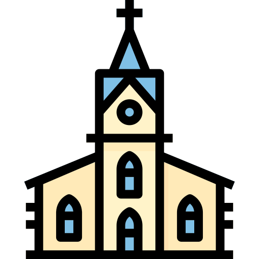 Church Aphiradee (monkik) Lineal Color icon