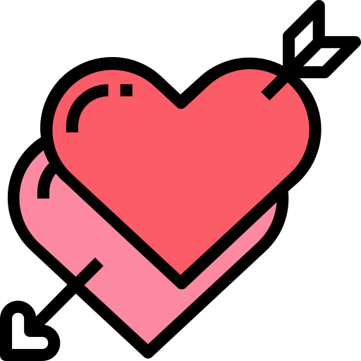 Hearts Aphiradee (monkik) Lineal Color icon