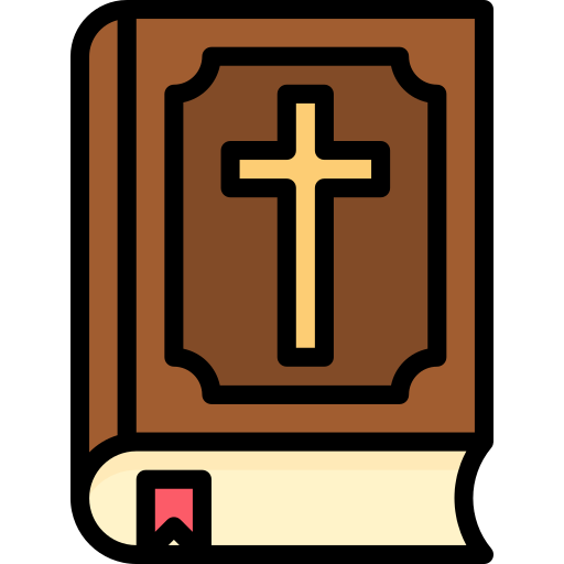 bijbel Aphiradee (monkik) Lineal Color icoon