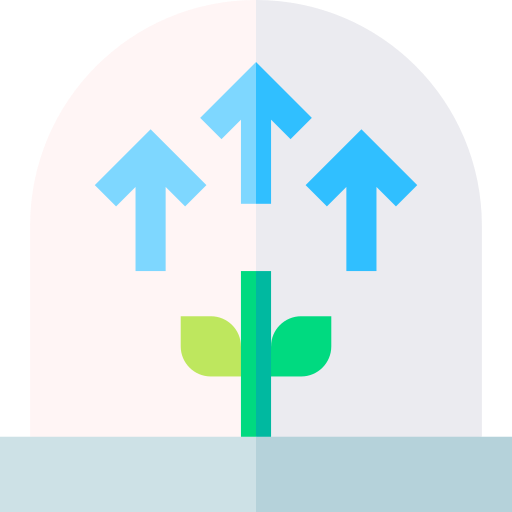 smart farm Basic Straight Flat icono