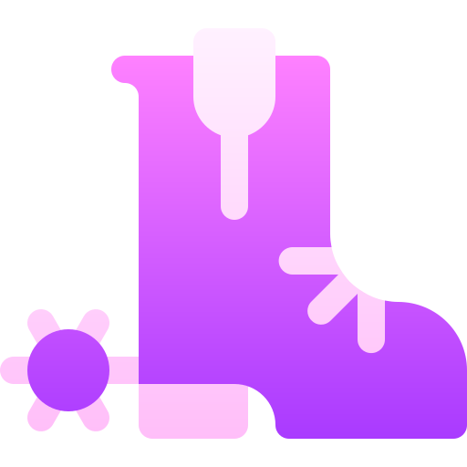 Cowboy Basic Gradient Gradient icon