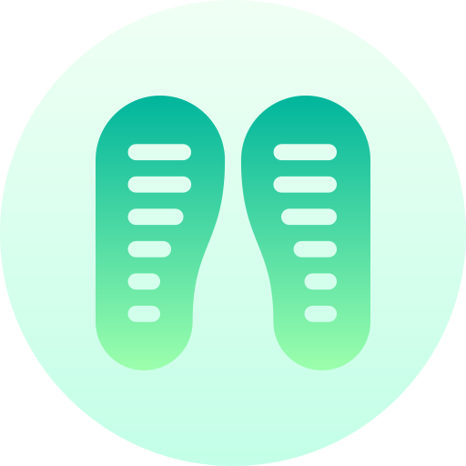 靴底 Basic Gradient Circular icon