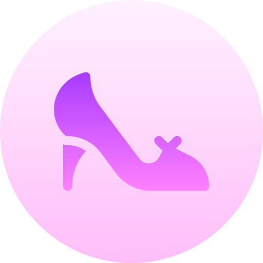high heels Basic Gradient Circular icon