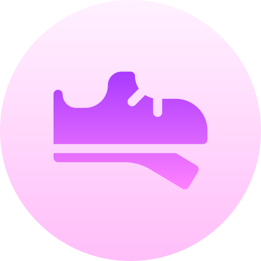 schuhe Basic Gradient Circular icon