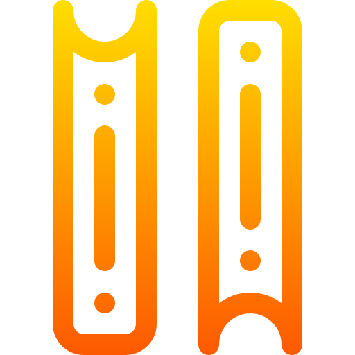 vástago de acero Basic Gradient Lineal color icono