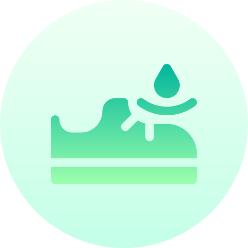 Waterproof Basic Gradient Circular icon
