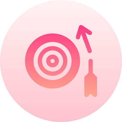 目標 Basic Gradient Circular icon