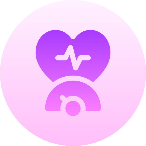 Hipertensión Basic Gradient Circular icono