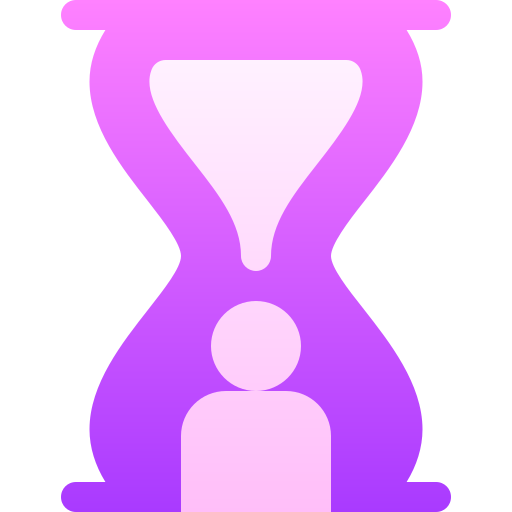 모래 시계 Basic Gradient Gradient icon