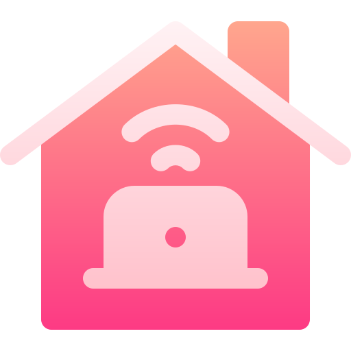 work from home Basic Gradient Gradient icon