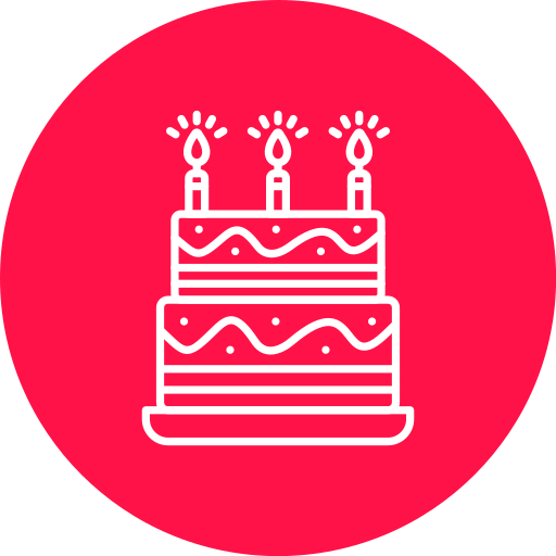 Birthday cake Generic Flat icon