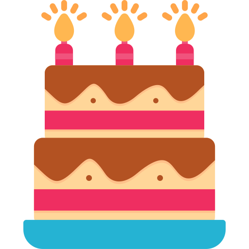 誕生日ケーキ Generic Flat icon