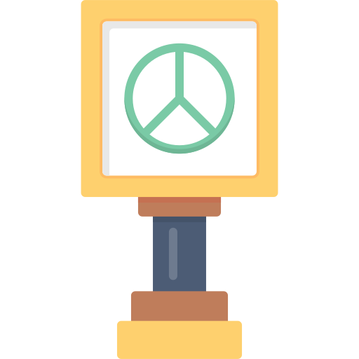 Peace Sign Generic Flat icon