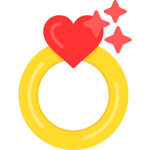 anello di fidanzamento Generic Flat icona
