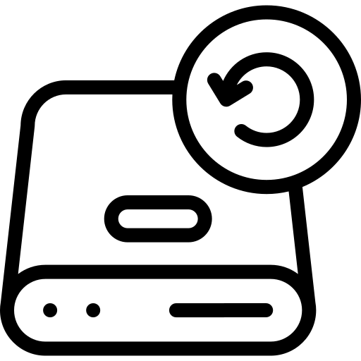 stockage externe Detailed Mixed Lineal Icône