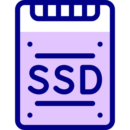 ssd Detailed Mixed Lineal color icono